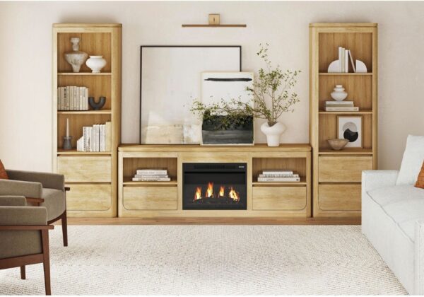 Rosalie Natural 71 Inch TV Console - Image 3