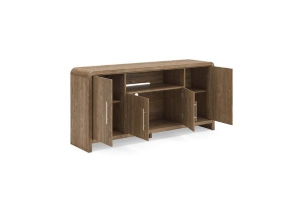 Dovander Brown Extra Large TV Stand - Image 5