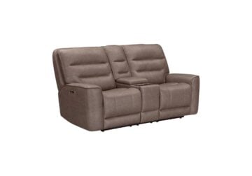 Dawson Brown Power Reclining Loveseat