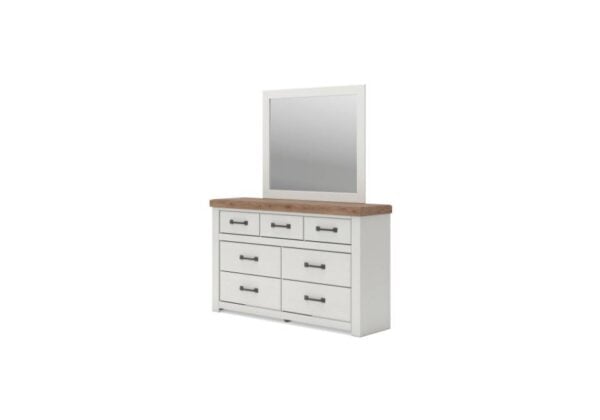 Savonport White/Brown King Storage 5-Piece Set - Image 2