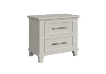 Canterbury Ivory Nightstand with USB Charger