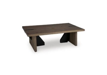 Kandinew Light Brown Rectangular Cocktail Table