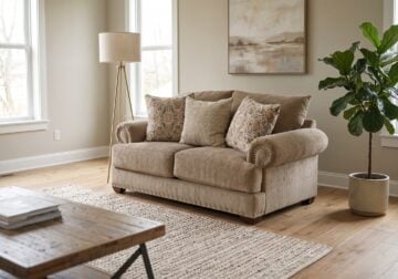 Alternative view of Monarch Sand Loveseat