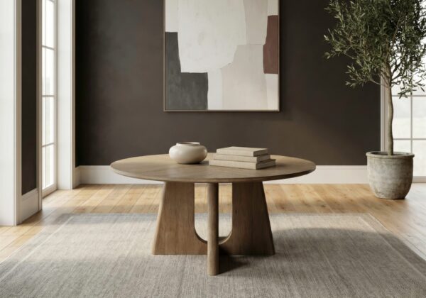 Hendrix Place Natural Round Cocktail Table - Image 3