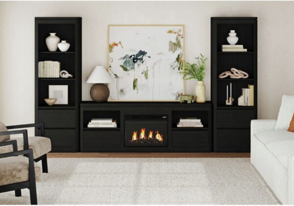 Rosalie Black 71 Inch TV Console - Image 3