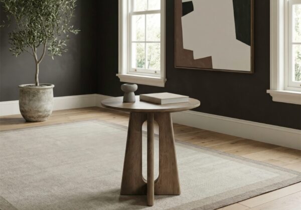 Hendrix Place Natural Round End Table - Image 3