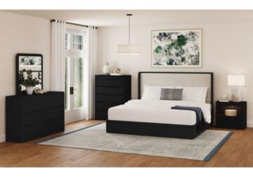 Rosalie Black King 4-Piece Set