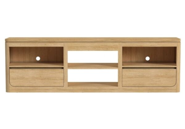 Rosalie Natural 82 Inch TV Console - Image 2