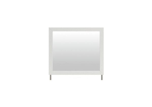 Savonport White Bedroom Mirror - Image 2