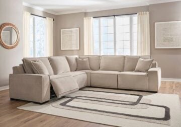 Carceri Cashmere 5Pc Reclining Sectional
