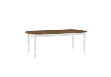 Carolina Crossing White Leg Table