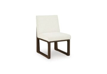 Radkin Off White/Brown Dining Upholstered Side Chair
