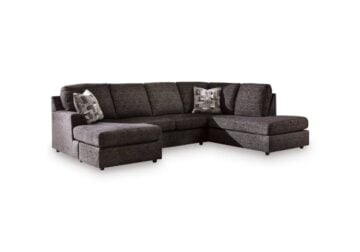 Lentiz 2Pc Onyx RAF Chaise Sectional