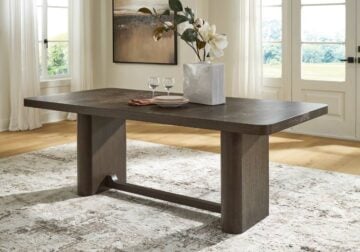 Alternative view of Radkin Burnished Brown Rectangular Dining Room Table