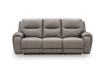 Real Moments Ash Power Reclining Sofa w/Audio Seating - Image 6