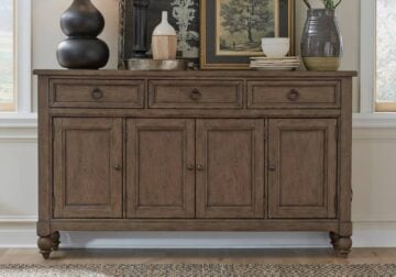 Americana Farmhouse Dusty Taupe Buffet - Image 3