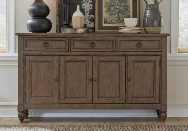 Americana Farmhouse Dusty Taupe Buffet - Image 3