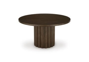 Radkin Burnished Brown Round Dining Room Table