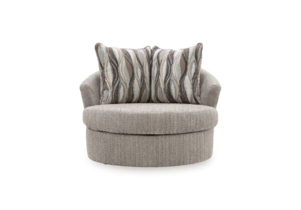 Lofwood Fossil Swivel Accent Chair - Image 2