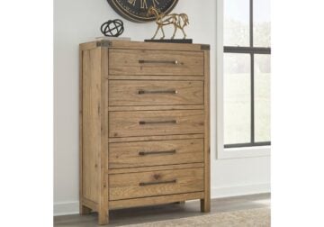 Ridgester Light Brown Queen 5-Piece Set - Image 5