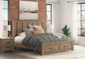 Oliandon King Panel Storage Bed - Image 3