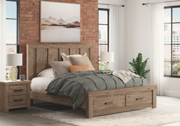 Oliandon King Panel Storage Bed - Image 3