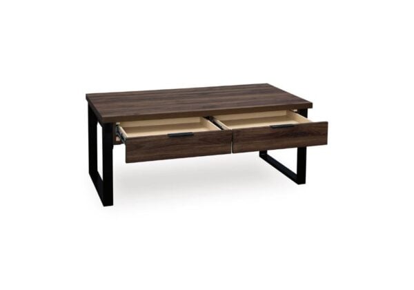 Wickman Falls Dark Brown Rectangular Cocktail Table - Image 2