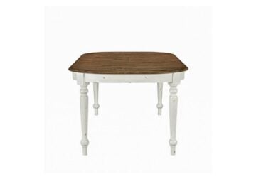 Carolina Crossing White Leg Table - Image 2