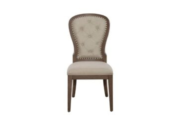Alternative view of Americana Farmhouse Dusty Taupe Upholstered Tufted Side Chair