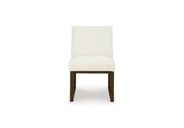 Radkin Off White/Brown Dining Upholstered Side Chair - Image 2