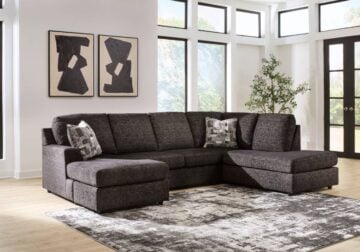 Alternative view of Lentiz 2Pc Onyx RAF Chaise Sectional