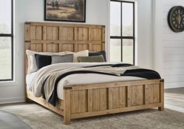 Ridgester Light Brown Queen 5-Piece Set - Image 2