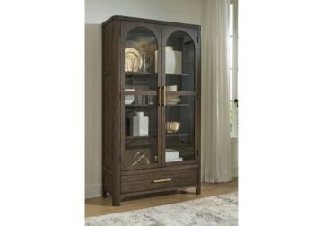 Radkin Burnished Brown Display Cabinet - Image 3
