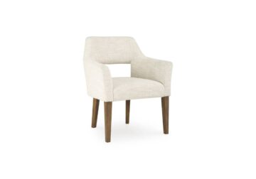 Alternative view of Marxmore Beige/Brown Dining Upholstered Arm Chair