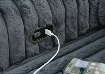 HamlinBay Gunmetal Power Gliding Chaise - Image 3