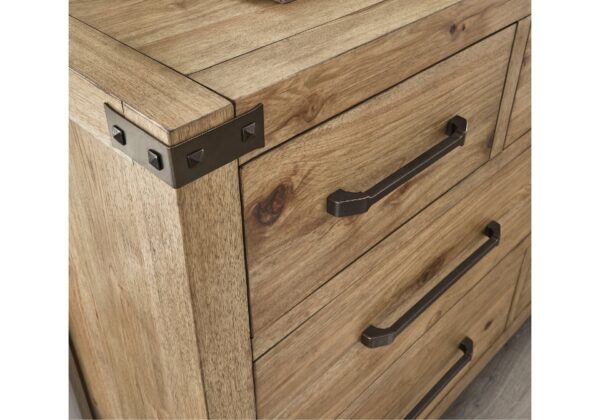 Ridgester Light Brown Dresser - Image 3