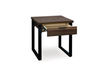 Alternative view of Wickman Falls Dark Brown Square End Table
