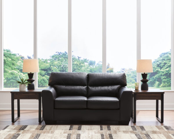 Glennbre Midnight Loveseat - Image 3