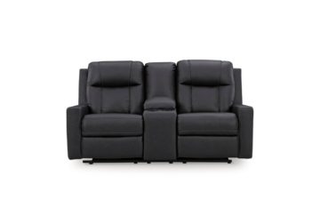 Mackmenville Carbon Double Reclining Loveseat w/Console - Image 5