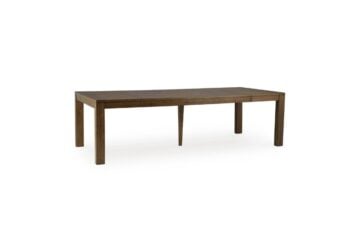 Marxmore Brown Rectangular Dining Butterfly Extension Table