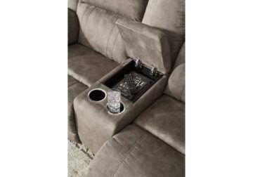 Laresview Reclining Loveseat w/Console - Image 4
