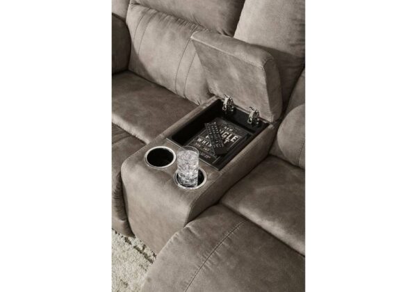 Laresview Reclining Loveseat w/Console - Image 4