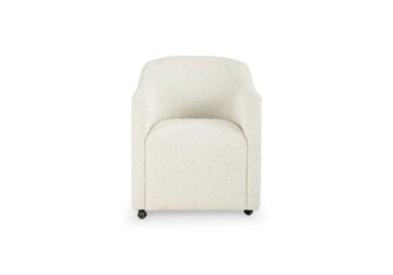 Alternative view of Radkin White Dining Upholstered Arm Chair