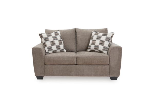 Loreo Truffle Loveseat - Image 2