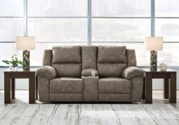 Laresview Reclining Loveseat w/Console - Image 3