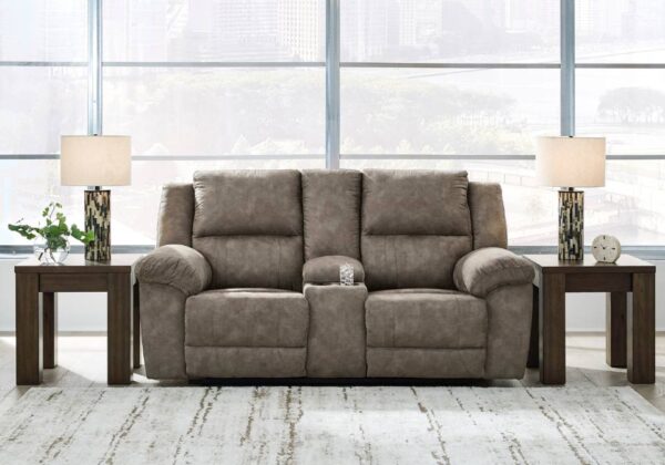 Laresview Reclining Loveseat w/Console - Image 3