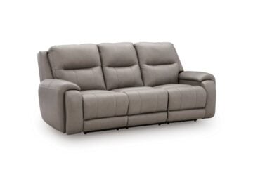 Real Moments Ash Power Reclining Sofa w/Audio Seating