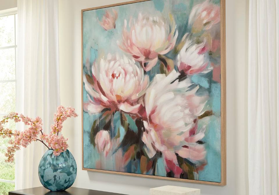 Parryville Aqua/Pink Wall Art
