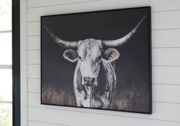 Harlandale Black/White/Brown Wall Art