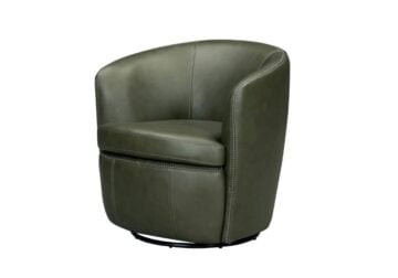 Derby Green Swivel Club Chair